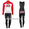 Set Fietsshirt Lange Mouw + Lange Koersbroek 2018 Lotto Soudal N001